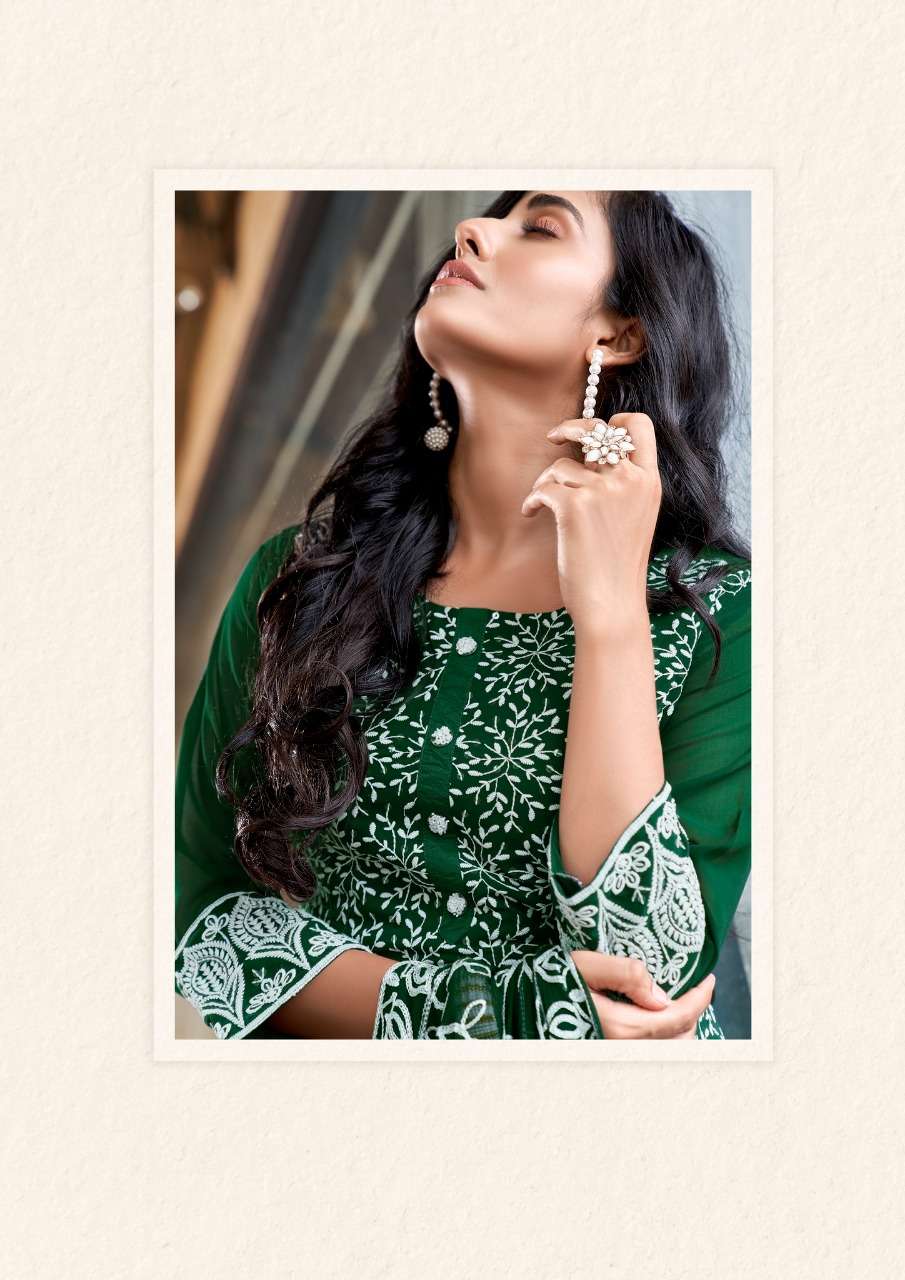 Parra Studio- Zoya Vol 2-fabric-georgette-kurti-shifali Work -inner-satin-fabric-embroidery-work-lace-pant-nazmin-chain Work-dupatta -2003-C2
